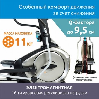 
Орбитрек Sportop E5500 - это кардиотренажер класса люкс для профессиональных тр. . фото 6