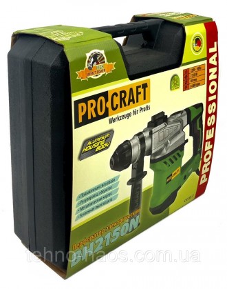 Универсальный перфоратор Pro Craft BH2150N предназначен для бытовых и профессион. . фото 6