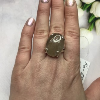 Предлагаем Вам купить великолепное кольцо с натуральным камнем кварц- волосатик . . фото 6