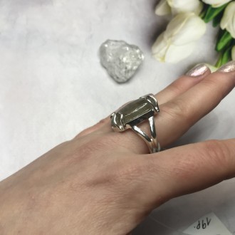 Предлагаем Вам купить великолепное кольцо с натуральным камнем кварц- волосатик . . фото 7
