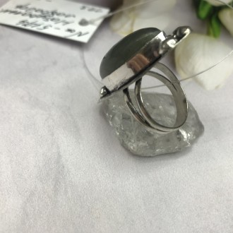 Предлагаем Вам купить элегантное кольцо с камнем лабрадор в серебре. Размер 19,3. . фото 7