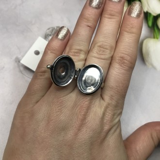 Предлагаем Вам купить великолепное кольцо с секретом с натуральным камнем кварц-. . фото 3