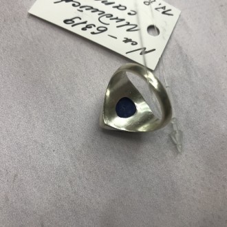 Предлагаем Вам купить кольцо с камнем индийский сапфир в серебре. Размер 17,8. И. . фото 9