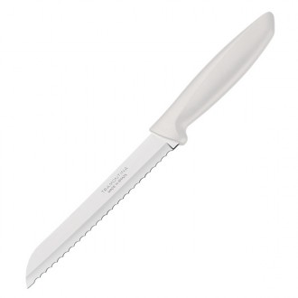 Короткий опис:
Набор ножей для хлеба Tramontina Plenus light grey, 178 мм. Упако. . фото 2