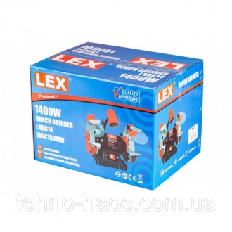 Наждак LEX LXBG14 предназначен для шлифовки и очистки металла. Мощности 1400 ват. . фото 5