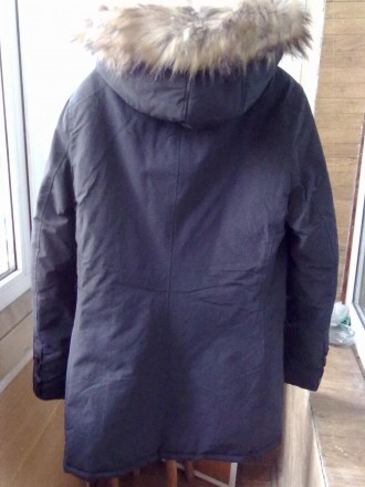 Куртка парка, р. 52-54, полуобхв. груди-50 см, спина-78 см, рукав-65 см, на молн. . фото 3