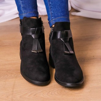 Женские ботиночки черные Winsor 2209 Ботиночки женские выполнены из искусственно. . фото 5