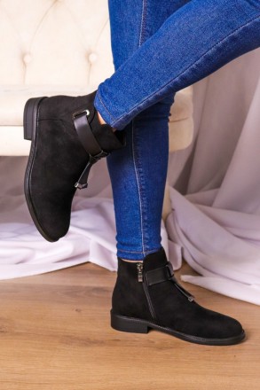 Женские ботиночки черные Winsor 2209 Ботиночки женские выполнены из искусственно. . фото 6