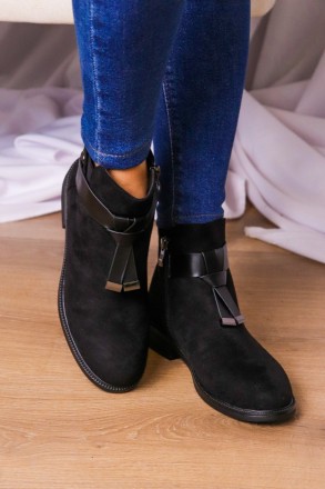 Женские ботиночки черные Winsor 2209 Ботиночки женские выполнены из искусственно. . фото 9