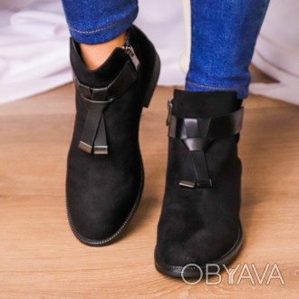 Женские ботиночки черные Winsor 2209 Ботиночки женские выполнены из искусственно. . фото 1