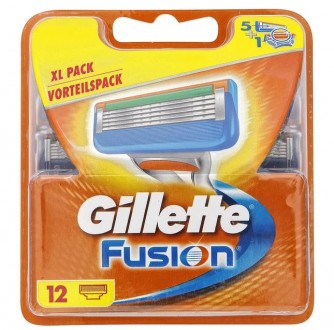 Сменные кассеты для бритья Gillette Fusion 12шт Сменные картриджи Джилет Фьюжн . Одесса. фото 1 Сменные кассеты для бритья Gillette Fusion 12шт Сменные картриджи Джилет Фьюжн . Одесса. фото 1