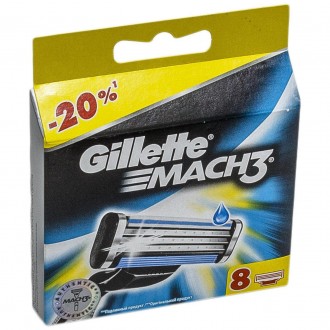 Сменные кассеты для бритья Gillette Mach 3 8шт
Описание:
Сменные кассеты для муж. . фото 7
