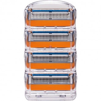 Сменные кассеты для бритья Gillette Fusion без упаковки 4шт Лезвия Джилет Фьюжен. Одесса. фото 1 Сменные кассеты для бритья Gillette Fusion без упаковки 4шт Лезвия Джилет Фьюжен. Одесса. фото 1