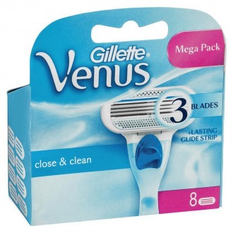 Женские сменные картриджи для бритья Gillette Venus 8 шт Сменные лезвия Gillett. Одесса. фото 1 Женские сменные картриджи для бритья Gillette Venus 8 шт Сменные лезвия Gillett. Одесса. фото 1