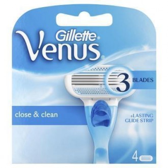Женские сменные картриджи для бритья Gillette Venus 4 шт Сменные лезвия Венус. Одесса. фото 1 Женские сменные картриджи для бритья Gillette Venus 4 шт Сменные лезвия Венус. Одесса. фото 1