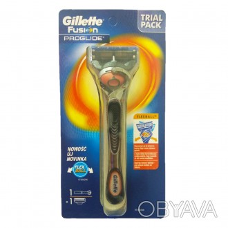 Станок для бритья мужской Gillette Fusion ProGlide Flexball с 1 сменной кассетой. . фото 1