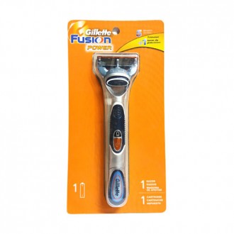 Станок для бритья мужской Gillette Fusion Power с 1 сменной кассетой Бритва Джил. Одесса. фото 1 Станок для бритья мужской Gillette Fusion Power с 1 сменной кассетой Бритва Джил. Одесса. фото 1
