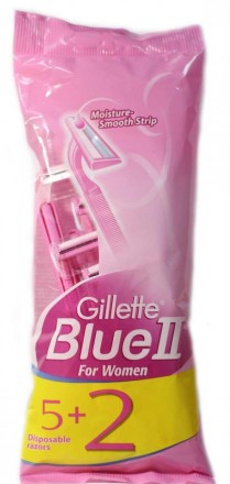 Одноразовый женский станок для бритья Gillette Blue2 for women 7шт
Описание:
Нез. . фото 2
