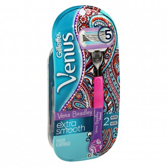 Женская бритва Gillette Venus Swirl Extra Smooth Vera Bradley с 2 кассетами Женс. Одесса. фото 1 Женская бритва Gillette Venus Swirl Extra Smooth Vera Bradley с 2 кассетами Женс. Одесса. фото 1