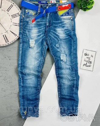 Подростковые джинсы для мальчика весна. Шикарные, стильные джинсы для мальчика, . . фото 1