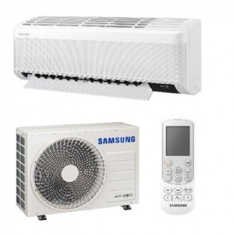 Настенный кондиционер SAMSUNG GEO WindFree AR12BXFAMWKNUA Wi-Fi R32
Samsung AR12. . фото 2