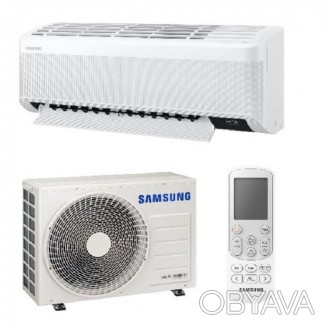 Настенный кондиционер SAMSUNG GEO WindFree AR12BXFAMWKNUA Wi-Fi R32
Samsung AR12. . фото 1