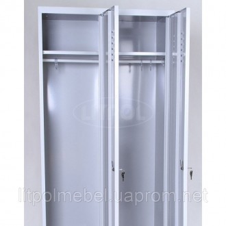 Шкаф предназначен для двух человек, имеет две ячейки.
Одежные шкафы Sum 220 осна. . фото 4