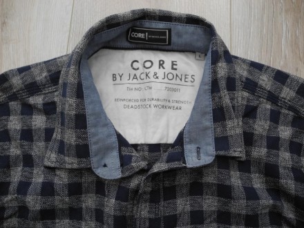 Рубашка Jack s Jones р. XL ( Новое ) Плотная и теплая, очень стильная, высокое к. . фото 3