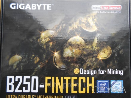 
Комплект для майнинга - Gigabyte GA-B250-FINTECH (REV: 1.0) Socket 1151 + Core . . фото 1