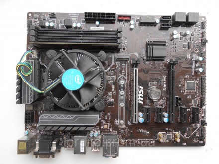 Комплект для майнинга - MSI Z270-A PRO Socket 1151 + Celeron G3930 (2x2.9GHz) Bo. Токмак. фото 1 Комплект для майнинга - MSI Z270-A PRO Socket 1151 + Celeron G3930 (2x2.9GHz) Bo. Токмак. фото 1