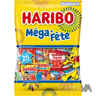 Ассорти Haribo Mega Fete 25s 1000 g
Огромный пакет мармеладов Haribo Mega Fete с. . фото 1