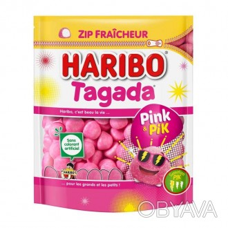 Зефирные конфеты Haribo Tagada Pink 210g
Жевательные конфеты Haribo Tagada Pink . . фото 1