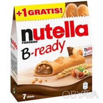 Хрустящие батончики Nutella B Ready 6s & Nutells Biscuits 1s 174 g
Nutella B-rea. . фото 1
