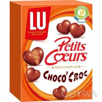 Бисквит LU Petits Coeurs Choco Croc 90g
Бисквит LU Petits Coeurs Choco Croc - эт. . фото 1