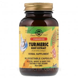 Куркума экстракт (корень), Turmeric, Solgar, 60 капсул. Київ. фото 1 Куркума экстракт (корень), Turmeric, Solgar, 60 капсул. Київ. фото 1