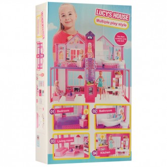 
Это великолепный домик для кукол напоминает жилой двухэтажный дом.Домик DEFA844. . фото 7