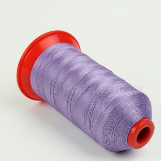 Нить POLYART(ПОЛИАРТ) N20 цвет 8585 светло фиолетовый , для пошив чехлов на авто. . фото 7