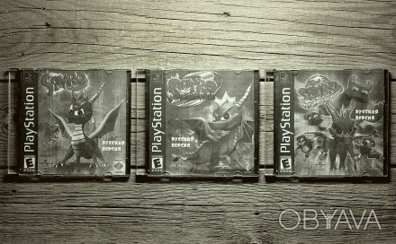 Spyro + Spyro 2 + Spyro 3 (3CD) | Sony PlayStation 1 (PS1)

Диски с видеоиграм. . фото 1