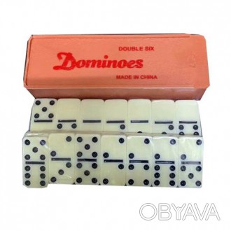Доміно 4006B (100шт) в пеналі, 14,5-3,5-5 см. . фото 1