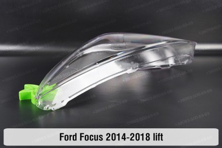Стекло на фару Ford Focus Mk3 (2014-2018) III поколение рестайлинг левое.
В нали. . фото 7