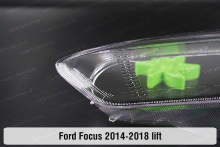 Стекло на фару Ford Focus Mk3 (2014-2018) III поколение рестайлинг левое.
В нали. . фото 10