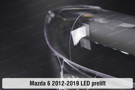 Стекло на фару Mazda 6 GJ1 GL LED (2012-2018) III поколение правое.В наличии сте. . фото 8