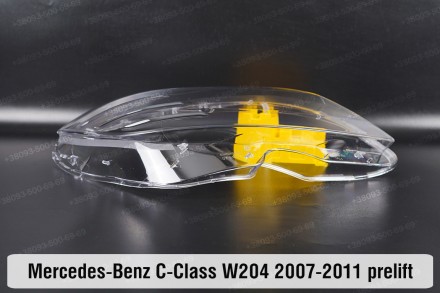 Стекло на фару Mercedes-Benz C-Class W204 (2007-2011) дорестайлинг правое.В нали. . фото 5