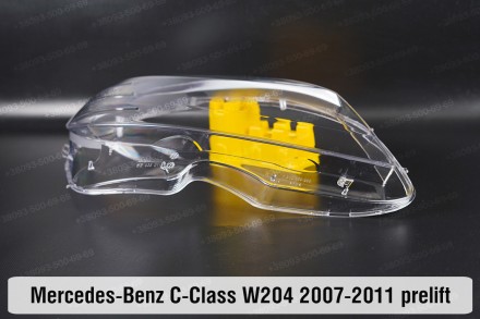 Стекло на фару Mercedes-Benz C-Class W204 (2007-2011) дорестайлинг правое.В нали. . фото 4