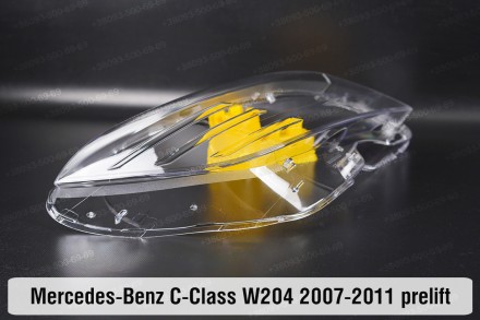 Стекло на фару Mercedes-Benz C-Class W204 (2007-2011) дорестайлинг правое.В нали. . фото 7