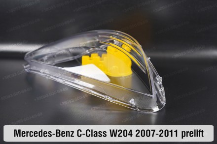Стекло на фару Mercedes-Benz C-Class W204 (2007-2011) дорестайлинг правое.В нали. . фото 8