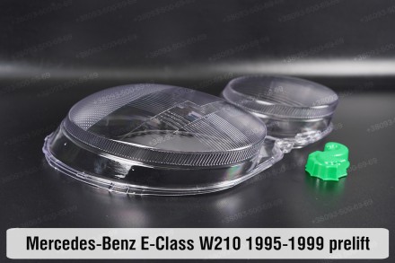 Стекло на фару Mercedes-Benz E-Class W210 Halogen (1999-2003) рестайлинг правое.. . фото 8
