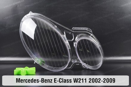 Стекло на фару Mercedes-Benz E-Class W211 (2002-2009) дорестайлинг рестайлинг пр. . фото 2