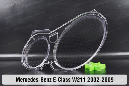 Стекло на фару Mercedes-Benz E-Class W211 (2002-2009) дорестайлинг рестайлинг пр. . фото 3