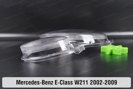 Стекло на фару Mercedes-Benz E-Class W211 (2002-2009) дорестайлинг рестайлинг пр. . фото 8